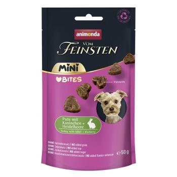 ARDEBO.de Animonda vom Feinsten Mini Adult Love Bites Pute mit Kaninchen & Heidelbeere 50 g