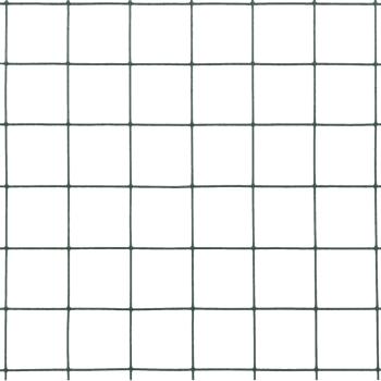 Drahtzaun Stahl mit PVC-Beschichtung 10x1,5 m Grün