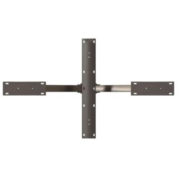 Couchtischbein in Spinnenform Naturstahl 98x58x(42-43) cm Stahl