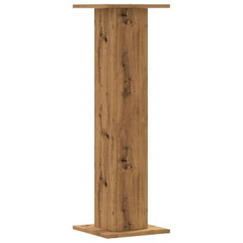 Pflanzenständer 2 Stk. Artisan-Eiche 30x30x95 cm Holzwerkstoff