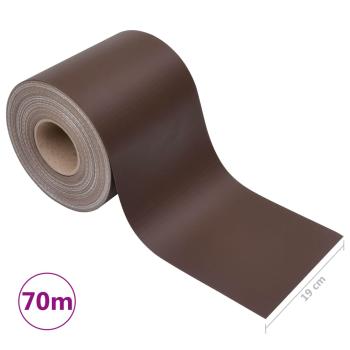 Garten-Sichtschutz PVC 70x0,19 m Braun