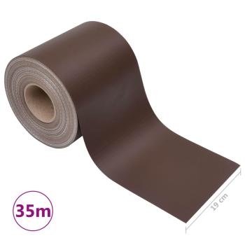Garten-Sichtschutz PVC 35x0,19 m Braun