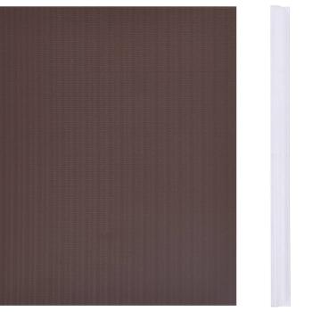 Garten-Sichtschutz 4 Stk. PVC 35x0,19 m Braun