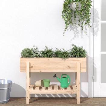 ARDEBO.de - Hochbeet 101x30x69 cm Massivholz Kiefer
