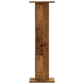 Pflanzenständer 2 Stk. Altholz-Optik 30x30x95 cm Holzwerkstoff