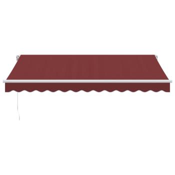 Markise Manuell Weinrot 350x250 cm