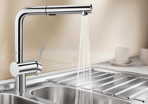 Blanco Linus-S Vario Einhebelmischer Hochdruck, chrom (518406)