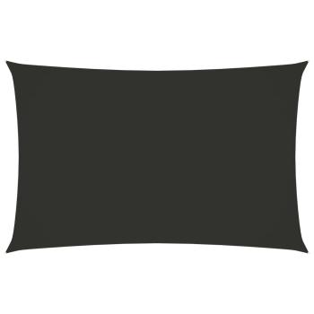 Sonnensegel Oxford-Gewebe Rechteckig 5x8 m Anthrazit