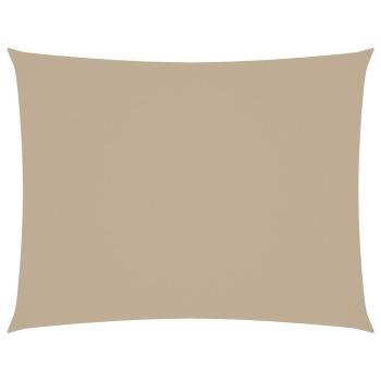Sonnensegel Oxford-Gewebe Rechteckig 5x6 m Beige