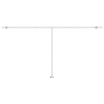 Standmarkise Manuell Einziehbar 600x350 cm Gelb/Weiß