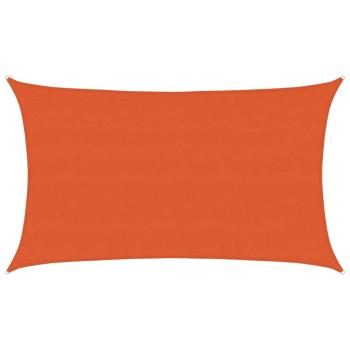 Sonnensegel 160 g/m² Rechteckig Orange 5x8 m HDPE