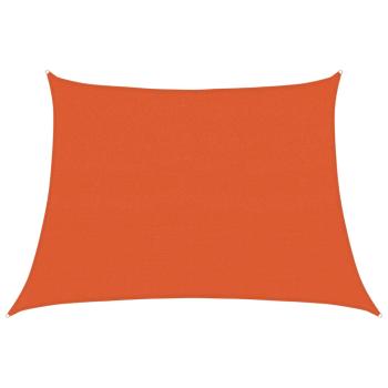 Sonnensegel 160 g/m² Trapezform Orange 4/5x3 m HDPE