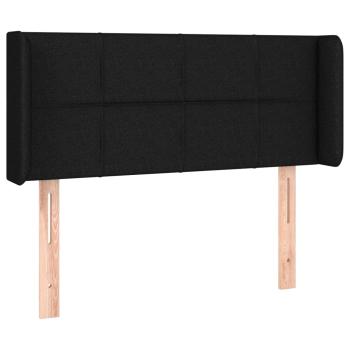 LED Kopfteil Schwarz 83x16x78/88 cm Stoff