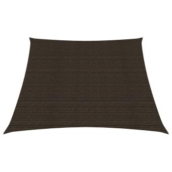 ARDEBO.de - Sonnensegel 160 g/m² Braun 3/4x3 m HDPE