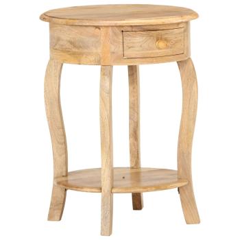 ARDEBO.de - Beistelltisch 37x37x61 cm Massivholz Mango