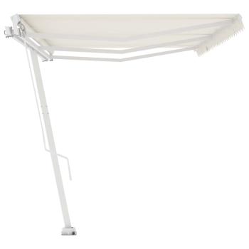Standmarkise Manuell Einziehbar 600x350 cm Creme