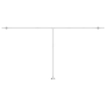 Standmarkise Manuell Einziehbar 600x350 cm Orange/Braun