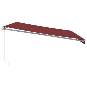 Markise Manuell Weinrot 450x300 cm