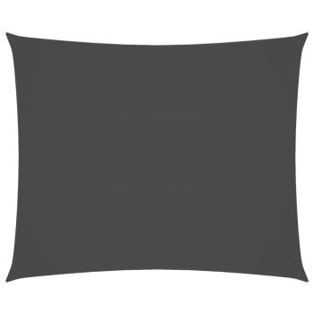 Sonnensegel Oxford-Gewebe Rechteckig 5x6 m Anthrazit