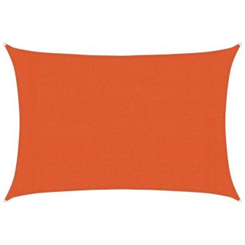 Sonnensegel 160 g/m² Rechteckig Orange 3x4,5 m HDPE