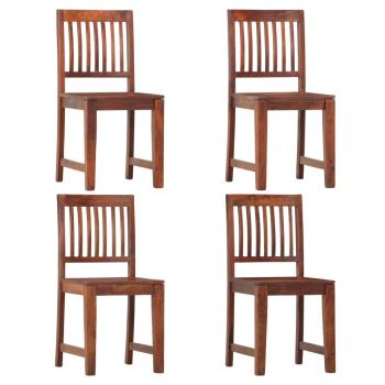 ARDEBO.de - Esszimmerstühle 4 Stk. Massivholz Mango