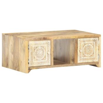 Couchtisch 90x50x35 cm Mango Massivholz
