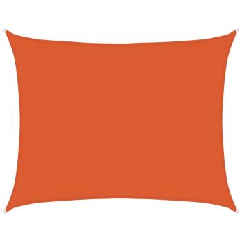Sonnensegel 160 g/m² Rechteckig Orange 6x7 m HDPE