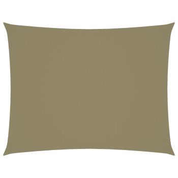 Sonnensegel Oxford-Gewebe Rechteckig 5x7 m Beige