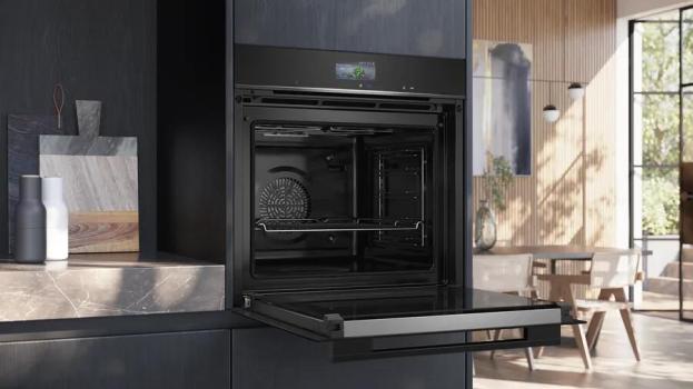 Siemens HB776G1B1 iQ700 Einbaubackofen, 60 cm breit, 71 L, Home Connect, coolStart, TFT-Full-Touchdisplay, schwarz