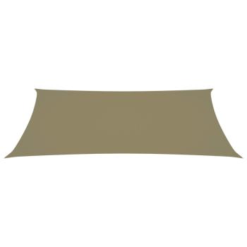 Sonnensegel Oxford-Gewebe Rechteckig 5x8 m Beige