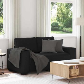 ARDEBO.de - 2-Sitzer-Sofa Schwarz 120 cm Stoff