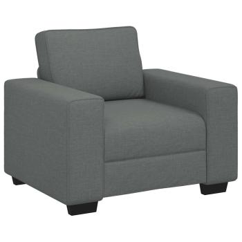 Sessel Dunkelgrau 60 cm Stoff