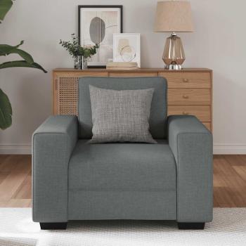 Sessel Dunkelgrau 60 cm Stoff