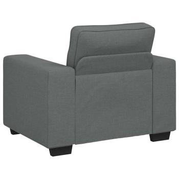 Sessel Dunkelgrau 60 cm Stoff