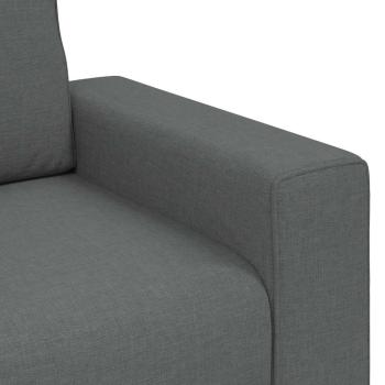 Sessel Dunkelgrau 60 cm Stoff