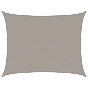 Sonnensegel 160 g/m² Rechteckig Hellgrau 6x7 m HDPE