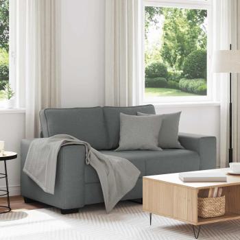 ARDEBO.de - 2-Sitzer-Sofa Dunkelgrau 120 cm Stoff