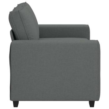 2-Sitzer-Sofa Dunkelgrau 120 cm Stoff
