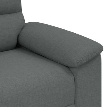 2-Sitzer-Sofa Dunkelgrau 120 cm Stoff