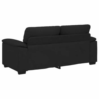 2-Sitzer-Sofa Schwarz 180x81x84 cm Stoff