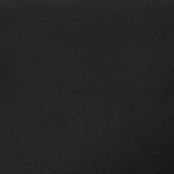 2-Sitzer-Sofa Schwarz 120 cm Kunstleder