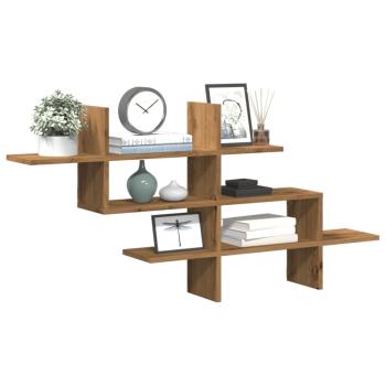 ARDEBO.de - Wandregal Artisan-Eiche 124,5x18x60,5 cm Holzwerkstoff
