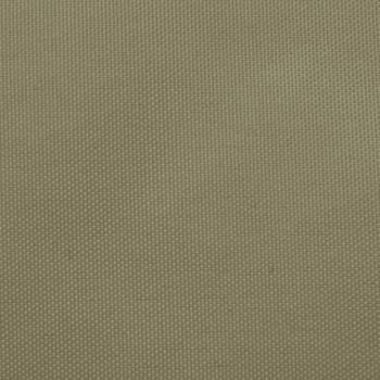 Sonnensegel Oxford-Gewebe Rechteckig 6x7 m Beige