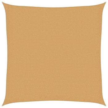 Sonnensegel 160 g/m² Quadratisch Sandfarbe 2,5x2,5 m HDPE