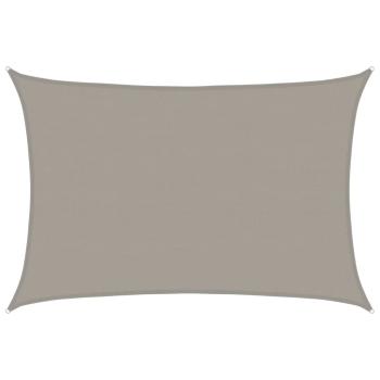Sonnensegel 160 g/m² Rechteckig Hellgrau 5x6 m HDPE