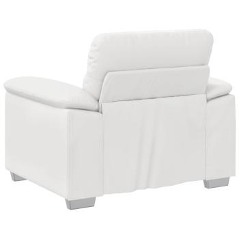 Sessel Weiß 60 cm Kunstleder