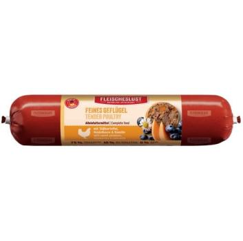ARDEBO.de Fleischeslust Classic Feines Geflügel mit Süßkartoffel, Heidelbeeren & Kamille 400g 
