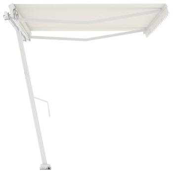 Standmarkise Manuell Einziehbar 450x300 cm Creme