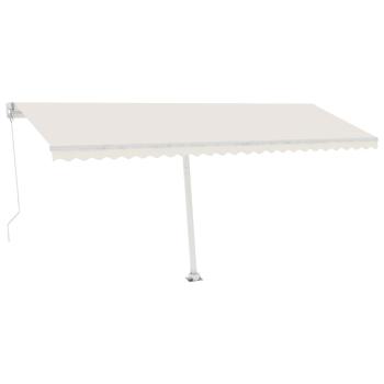 Standmarkise Manuell Einziehbar 500x300 cm Creme