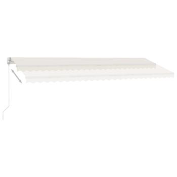 Standmarkise Manuell Einziehbar 500x300 cm Creme